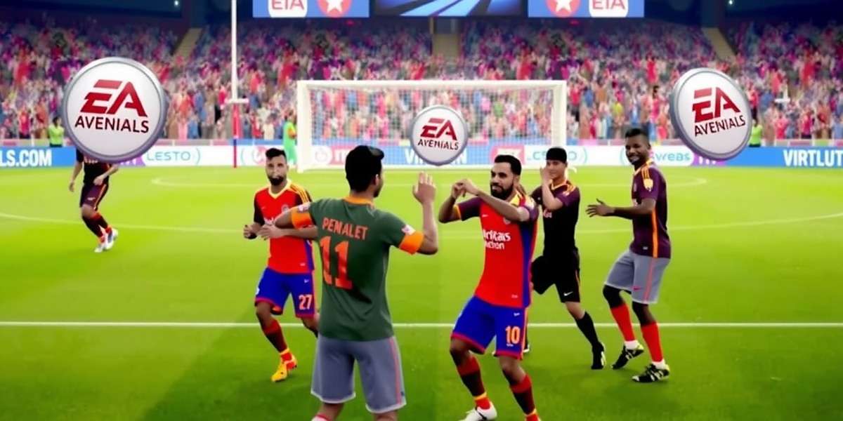 Assam Avengers FIFA Goal Celebration Assam Avengers FIFA gameplay moment showing Indian players celebrating a goal with traditional dance moves
